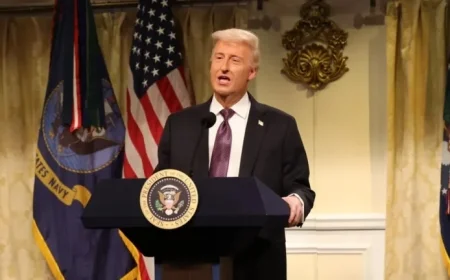 Trump’s SNL Cold Open Distracts from ICE ‘Freaks and Psychos’ Controversy