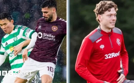Hearts Clash with Celtic as Olsen Prepares for Rangers Debut