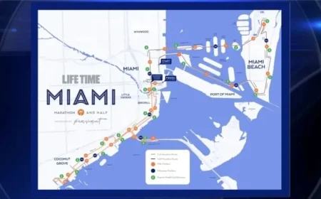Police Plan Road Closures for 2026 Life Time Miami Marathon