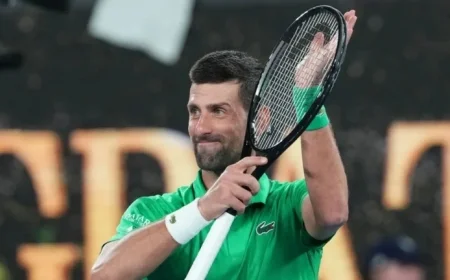 Novak Djokovic Advances to Australian Open Quarters as Jakub Mensik Withdraws