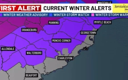 Winter Weather Alert: Lowcountry Faces Possible Weekend Snow
