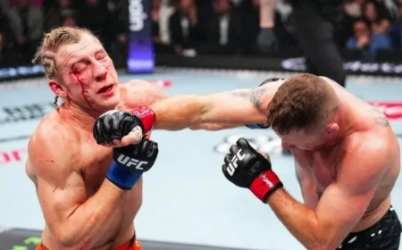 Gaethje Claims Interim Title in UFC 324 Battle Against Pimblett