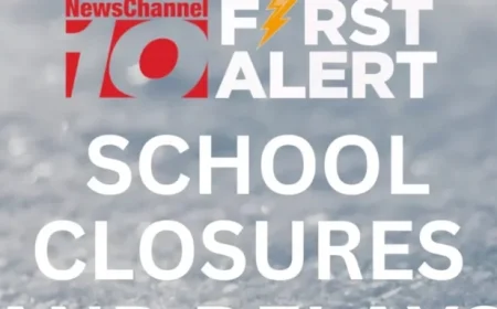 Weekend Winter Storm Forces School and Business Closures