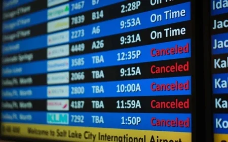Major Winter Storm Causes Thousands of Flight Cancellations Across the US