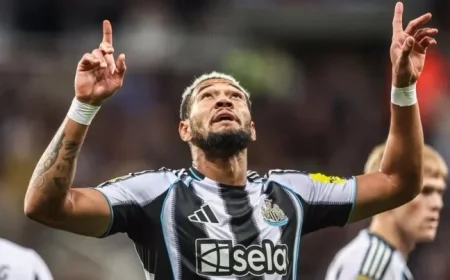 Joelinton Nears Milestone, Shares Newcastle United Dream