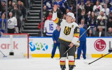 Maple Leafs Honor Marner with Tribute Video in Golden Knights Return