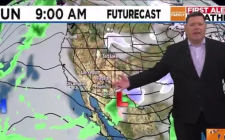 Arizona Temperatures Rise After Chilly Morning Start