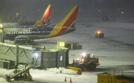Winter Storm Causes Record 10,000 Flight Cancellations in a Single Day