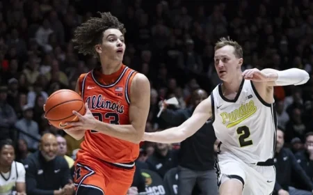 Illinois Freshman Keaton Wagler Scores 46, Stuns No. 4 Purdue