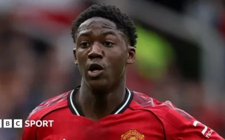 Manchester United Seeks Contract Talks with Midfielder Kobbie Mainoo