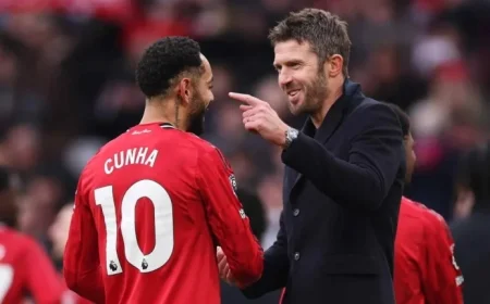 Michael Carrick Reveals Significance Behind Matheus Cunha’s Strong Reaction