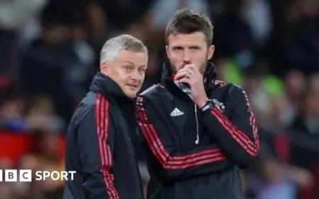 Manchester United’s Ole Gunnar Solskjaer Praises Michael Carrick After Derby Victory