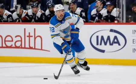 Sharks Urged to Pursue Blues Defender in NHL Talks