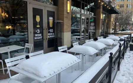 Arlington Restaurants Unveil Snow Day Specials Amid Winter Storm