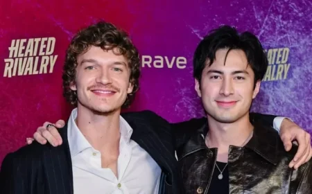 Hudson Williams and Connor Storrie Illuminate Milano Cortina 2026 Torch Relay