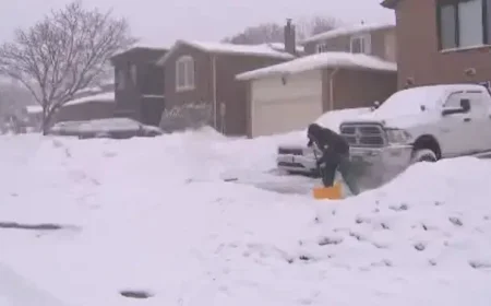 Winter Storm Pounds GTA with Up to 40cm of Snow Expected