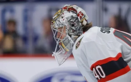 Senators Promote Mads Sogaard, Reassign Hunter Shepard