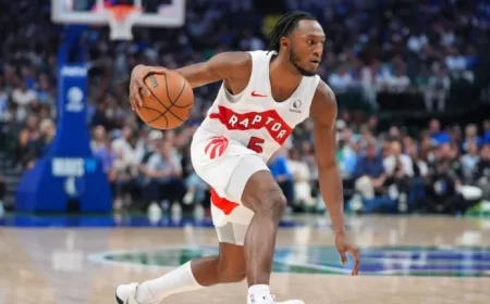 Raptors’ Quickley Doubtful Against Thunder; Poeltl Set for Toronto Return