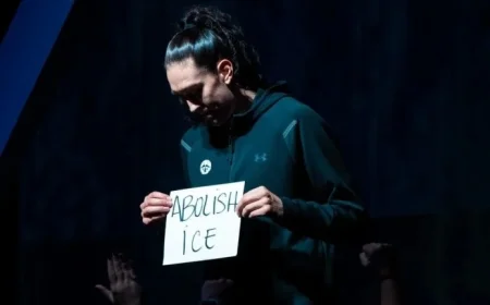 Breanna Stewart Protests Minneapolis Shooting with Powerful Sign Display