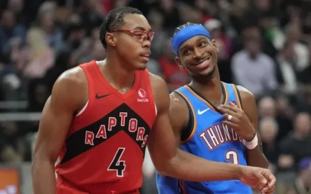 Key Highlights to Watch in OKC Thunder vs. Toronto Raptors Showdown