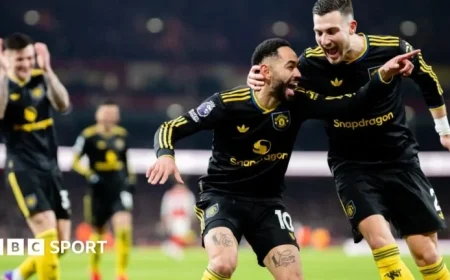 Live Coverage: Arsenal vs Manchester United – Team News & Commentary