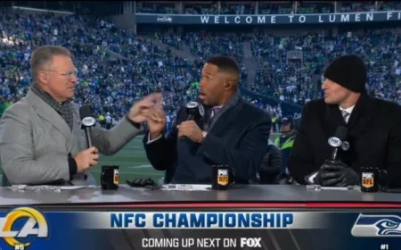 Michael Strahan Faces Challenge Hearing Colleague on FOX NFL Sunday Before Exit