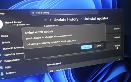 Uninstall Windows 11 KB5074109 to Resolve Outlook POP, PST Issues
