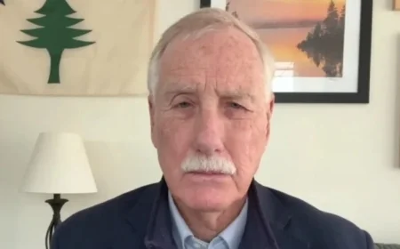 Sen. Angus King Opposes ICE Funding, Urges Shutdown Avoidance