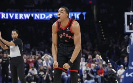 Scottie Barnes Boosts Defensive Player of the Year Bid with Impressive Block