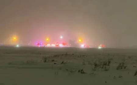 Business Jet Crashes During Maine Takeoff: 8 Aboard