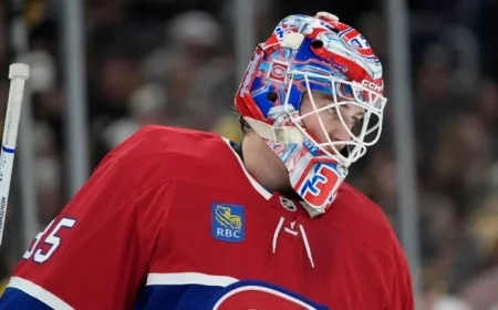 Canadiens’ Montembeault Faces Scrutiny Following Unexpected Collapse