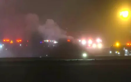 Fiery Private Jet Crash at Maine Airport: 8 Passengers Aboard