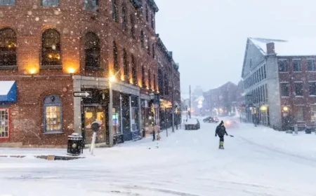 Heavy Snowfall to Blanket Maine from Sunday to Monday