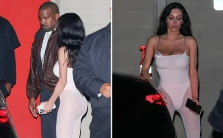 Bianca Censori Stuns in Revealing Outfit on Kanye West Movie Date