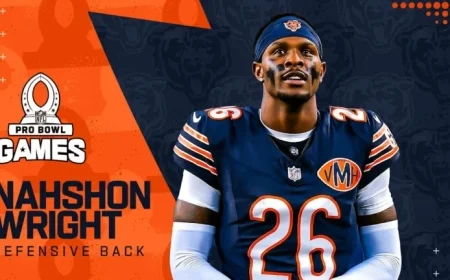 Bears’ Nahshon Wright Joins NFC Pro Bowl Games Roster
