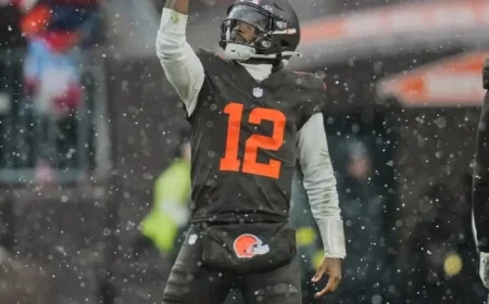 Browns Rookie QB Sanders Selected as Pro Bowl Games Replacement