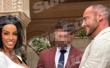 Katie Price Weds, Surprising Family with New Husband Kiss