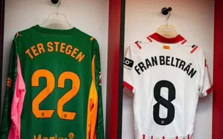 Ter Stegen Starts in His First Convocation with Girona