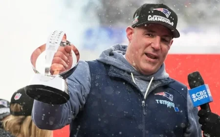 Tom Brady Celebrates Former Patriots Teammate Mike Vrabel’s Success