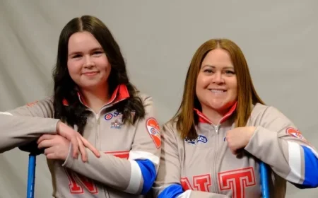 Galusha and Scharf Embrace Scotties Experience with Teen Daughters