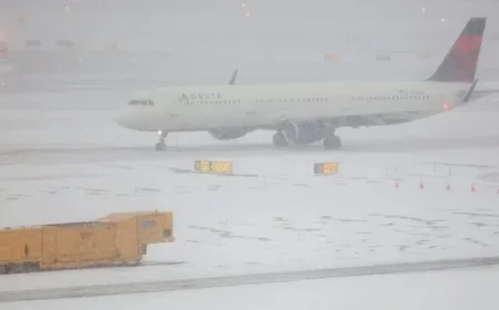 Winter Storm Causes Record Flight Cancellations, Disrupts Travel Nationwide