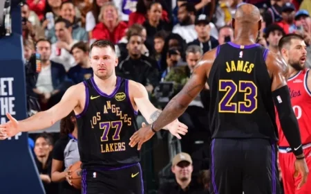 LeBron’s First-Half Surge, Luka’s Second-Half Thrills as Lakers Defeat Bulls