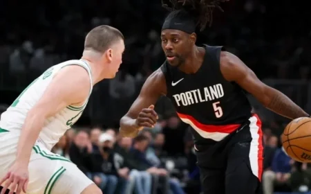 Celtics Triumph Over Blazers in Boston Showdown