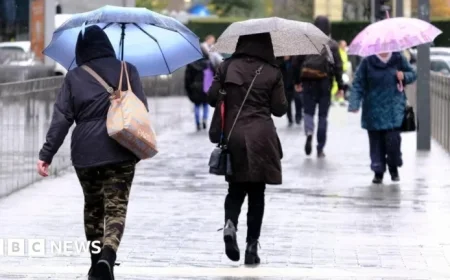 Yellow Weather Warning: Rain Expected in Southeast England