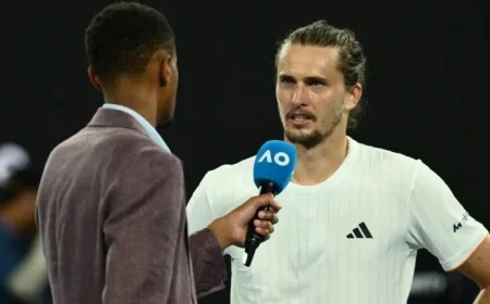 Alexander Zverev Reaches Australian Open Semi-Finals, Jokes About Family