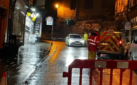 Shrewsbury Town Centre Fire: Emergency Services Tackle Blaze, Major Road Closed