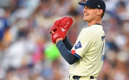 Dodgers Star River Ryan Shines Among 7 LA Prospects in Top 100 List