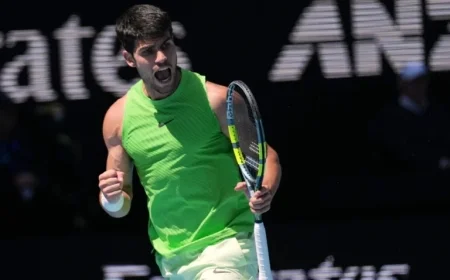 Live: Alcaraz vs. De Miñaur in Australian Open Quarterfinals Today