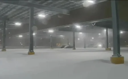 Tragic Snow Plow Accident in Norwood: Wife Killed, Husband Injured