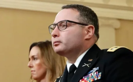 Alex Vindman, Trump Impeachment Figure, Launches Florida Senate Campaign